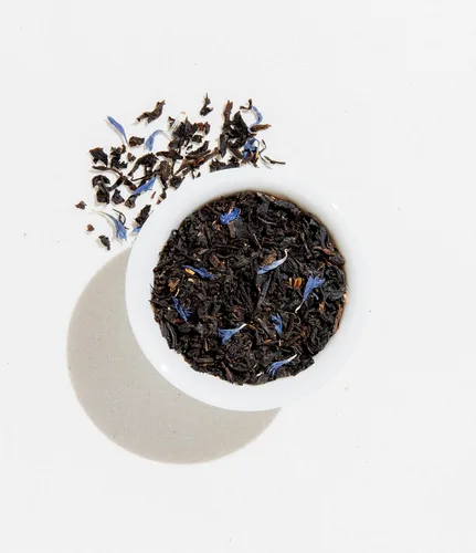 Vista 3 de Art of Tea Té orgánico Earl Grey Creme Lata de té artesanal de hojas sueltas de 2.5 onzas