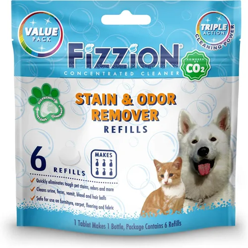 Fizzion Removedor de manchas y olores para mascotas (6 tabletas, original)