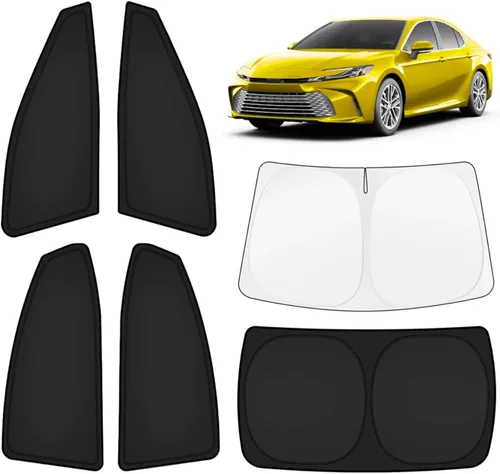 Vista 84 de KUST Parasoles para Ventanas de Automóvil para Tesla Model 3 2018-2025 2026 Parasol de Parabrisas Cubierta de Ventana Lateral Bloqueo UV Protección