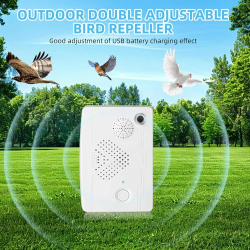 Vista 4 de Repelente de murciélagos mejorado 2025 para ático se puede utilizar en exteriores e interiores, dispositivos ultrasónicos disuasorios