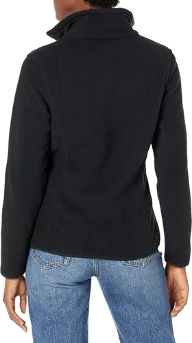 Vista 2 de Tienda Essentials - Chaqueta de vellón suave ajuste clásico manga larga y con cremallera completa para mujer