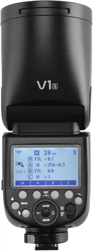 Vista 2 de GODOX V1 V1-S Flash para Sony, 76Ws 2.4G TTL Speedlite para Sony HSS 1/8000s, 480 disparos a potencia completa, batería recargable de iones