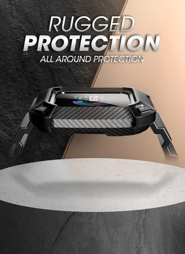 Vista 2 de SUPCASE Unicorn Beetle Pro - Correa de reloj para Fitbit Versa 4, Fitbit Versa 3, Fitbit Sense 2/1, correa protectora de repuesto