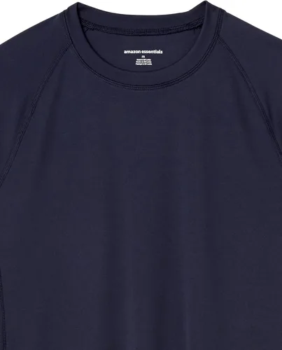 Vista 8 de Tienda Essentials Camiseta de natación de manga corta y secado rápido UPF 50 para hombre