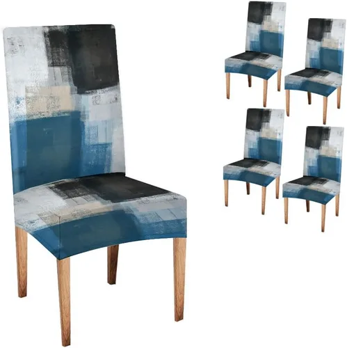 Vista 29 de CAPSCEOLL - Juego de 2 fundas para sillas elásticas, extraíbles y lavables, fundas para sillas Parson para sala de estar, comedor, cocina