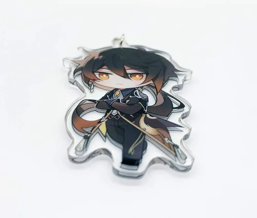 Vista 4 de YJacuing Genshin Impact. - Bonita figura-llavero, material acrílico.