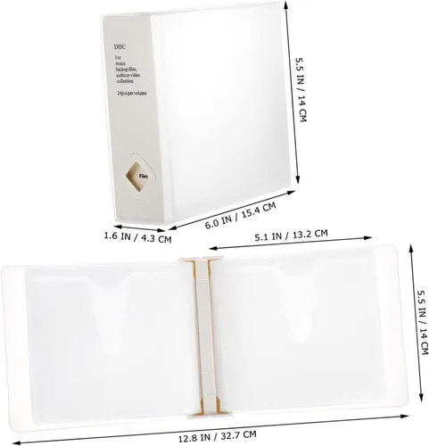 Vista 8 de Caja de almacenamiento Maletas de viaje Estuche de cartera Escaparate de vitrina Soporte de almacenamiento de disco Soporte de almacenamiento de CD