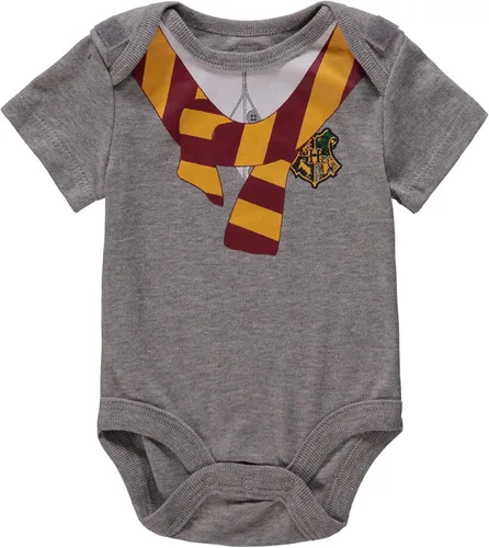 Vista 2 de Harry Potter Body Gryffindor para bebés con capa desmontable disfraz de bebé 6-9 meses