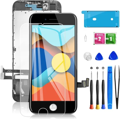 Vista 12 de para iPhone 15 Plus Reemplazo de pantalla de 6.7 pulgadas, ensamblaje frontal de pantalla táctil LCD digitalizador 3D con sello