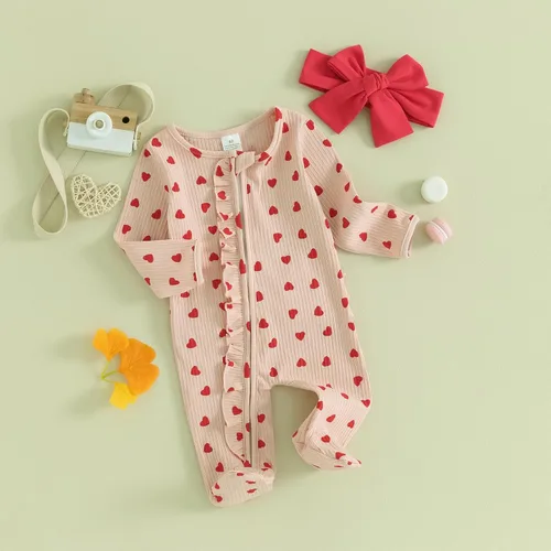 Vista 2 de Ayalinggo - Pijama unisex para recién nacido, mameluco de punto para dormir, otoño, ropa de color sólido