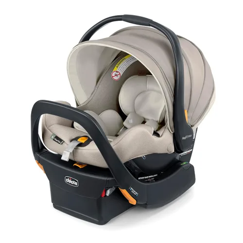 Vista 19 de Chicco KeyFit Max Zip ClearTex Asiento y base de automóvil para bebés, asiento orientado hacia atrás para bebés de 4 a 30 libras, soporte