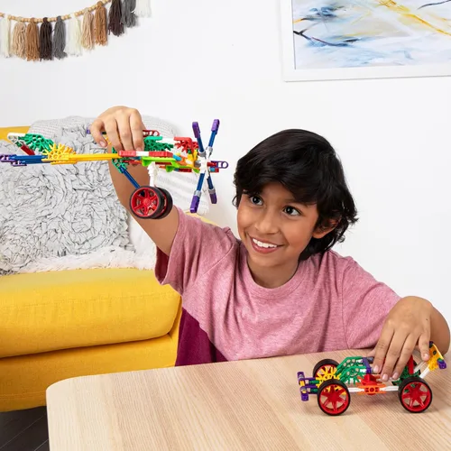 Vista 6 de K'NEX Custom Cruisers - Juego de 30 modelos con bolsa de almacenamiento, kit de construcción STEM, construcción para niños, juguete creativo