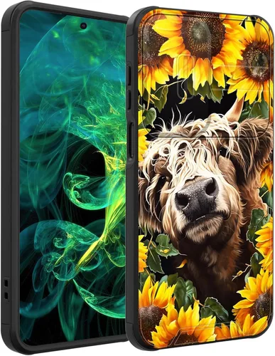 Vista 206 de Funda para Galaxy A36 5G/A56 5G con cubierta de cámara deslizante, resistente de doble capa híbrida a prueba de golpes, funda protectora resistente