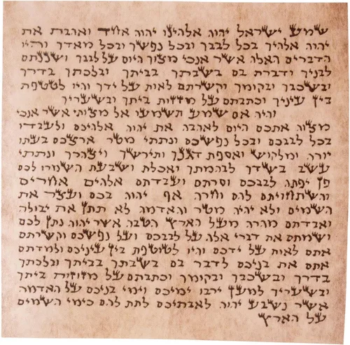 Vista 3 de Lote de 10 piezas no Kosher Mezuzah Scroll klaf en papel pergamino Mezuzah Case 2.6