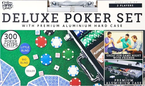 Vista 8 de 200291/DOM Texas Hold em Poker Case y 300 Chip Pro Champ Set, estándar, múltiple