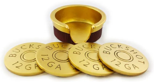 Vista 15 de Pine Ridge Juego de 5 posavasos de whisky envejecido 1840 con soporte, posavasos rústicos para mesa de whisky y sala de bourbon - Accesorios únicos