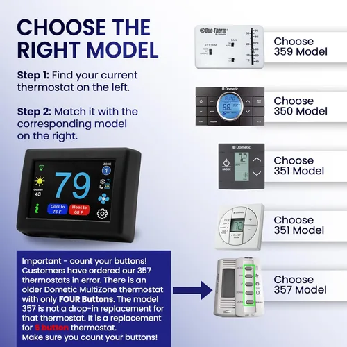 Vista 33 de MICRO-AIR EasyTouch - Termostato digital de repuesto para autocaravana, programable y confiable, habilitado para WiFi y Bluetooth, termostato