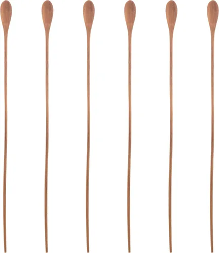 Vista 14 de Karma CUCHARAS DE MADERA NEGRA GRANDES S/4, juego de 4