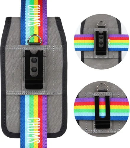 Vista 3 de Funda de nailon con clip para cinturón con tarjetero para Samsung Galaxy S25 Ultra S24 S23 S22 S21 Note 20 Ultra A16 A15 A14 A13 A12 A11A06 A05s