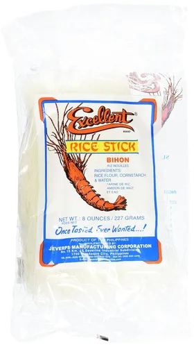 Paquete de 2 fideos de arroz Bihon de Excellent Rice Stick (8 oz/227 gramos)