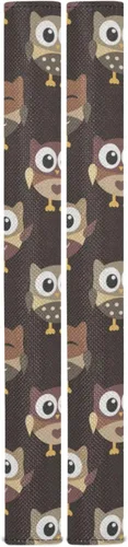 Vista 2 de susiyo Juego de 2 fundas para manija de puerta de refrigerador con diseño de animales marrones para nevera, microondas, lavavajillas, protector