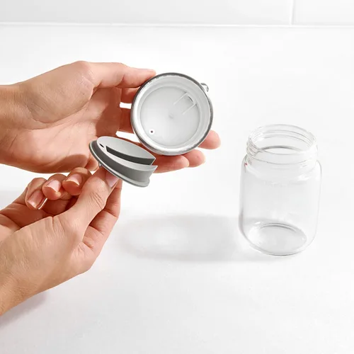 Vista 13 de OXO Good Grips - Dispensador de salsa de soja de vidrio de precisión de 5 onzas, transparente