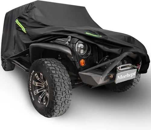 Funda impermeable para Jeep Wrangler JK JL CJ YJ TJ de 2 puertas 1987-2023, protección contra el sol, la lluvia, el viento y la nieve para