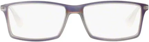 Vista 2 de Ray-Ban Gafas RX7021-5498 color bronce morado con lente de demostración de 2047in Morado 52 mm