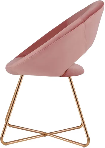 Vista 4 de DUHOME Sillas modernas de terciopelo con acento de comedor, sofá individual, cómoda silla tapizada, muebles de sala de estar, sillas de descanso