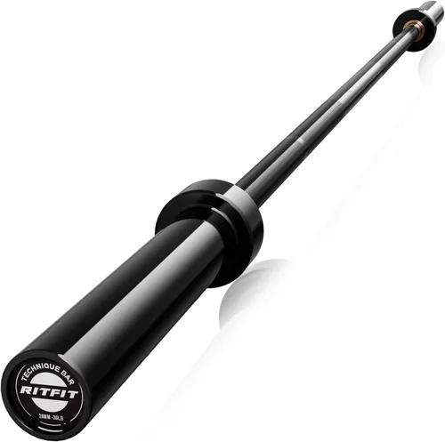 Vista 26 de RITFIT Olympic Barbell 4ft/6ft - 2 Inch Weight Bar for Strength Training, Weightlifting, Squat, Deadlift, Bench Press, Curl, Overhead Press