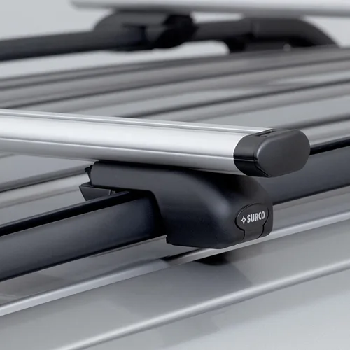 Vista 2 de Surco 1101 Soporte de abrazadera para portaequipajes (4 unidades), color negro