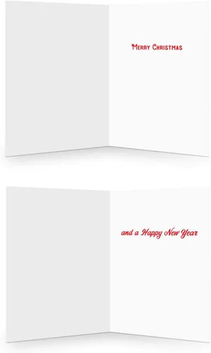 Vista 2 de Tarjetas navideñas rústicas surtidas - 18 tarjetas de Navidad en caja y sobres