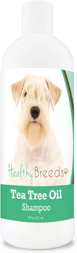 Vista 110 de Healthy Breeds Chow Chow Champú de aceite de árbol de té, formulado para pieles secas e irritadas, reduce la caspa, aroma de gaulteria, 8 onzas