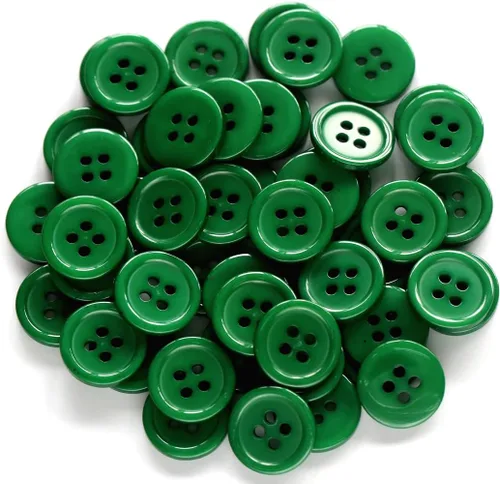 Vista 11 de 160 botones de costura de 5/8 pulgadas (15mm) para prendas de vestir con parte trasera plana, botones azul oscuro, manualidades, proyectos