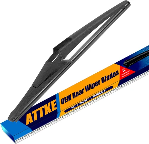Vista 24 de ATTKE Limpiaparabrisas trasero, limpiaparabrisas trasero de 10 pulgadas para Jeep Compass 2007-2017 Jeep Patriot 2007-2017, estilo original OE