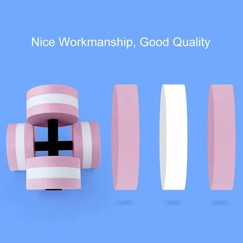 Vista 7 de 2 mancuernas para piscina, fitness, ejercicios aeróbicos acuáticos, mancuernas de piscina para ejercicio, juego de mancuernas de espuma EVA