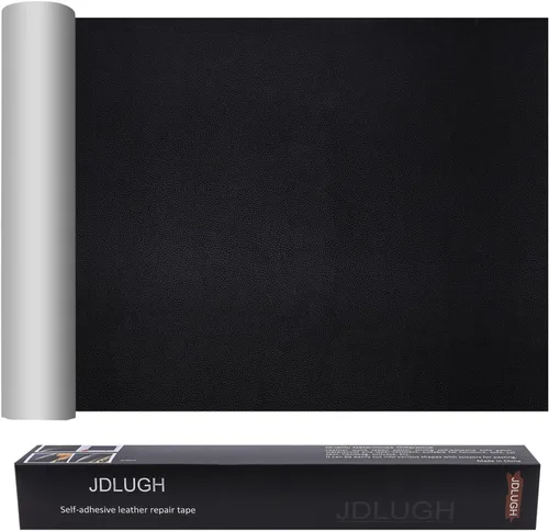 Vista 37 de JDLUGH Cinta de parche de reparación de cuero para sofá, 3.5 x 60 pulgadas, autoadhesiva para sofá, asiento de auto, silla de oficina, muebles