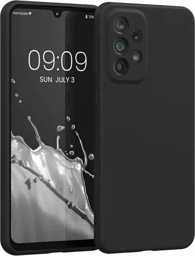 Vista 118 de kwmobile Funda compatible con Samsung Galaxy A12 - Funda protectora de silicona TPU suave y delgada - Verde oscuro mate