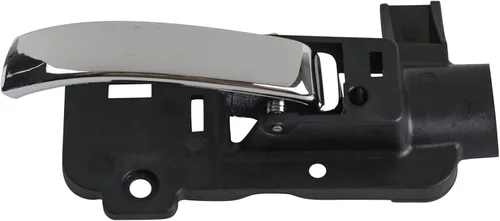 Vista 48 de TRQ Manija de puerta interior delantera izquierda cromada y negra para el lado del conductor compatible con Ford F-150 2012-2014