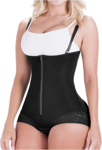 Sonryse 021ZF Fajas Colombianas Postoperatorias Lipo Compresión Prenda después de la abdomen faja moldeadora de busto abierto