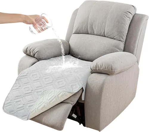 Vista 23 de Genina Juego de 2 Fundas de Reposabrazos para Sofá 100% Impermeables, Fundas para Reposabrazos de Sofá, Sillón, Protectores Antideslizantes