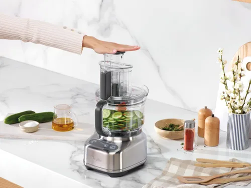 Vista 2 de Breville BFP610 Sous Chef - Procesador de alimentos de 9 tazas, pequeño, acero inoxidable cepillado