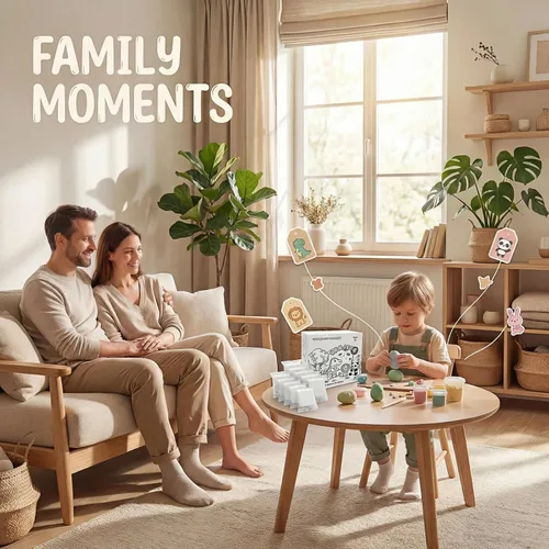 Vista 9 de Arcilla para modelar para niños, arcilla mágica VANJETO para niños secado al aire, arcilla súper suave para bricolaje Slime, arcilla de modelado