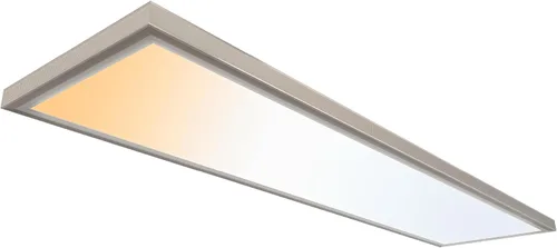 Vista 9 de Ultralux Panel de luz LED de 2x2 pies - Iluminación de borde, montaje en superficie para techo de hogar y oficina TRIAC regulable, sin parpadeo