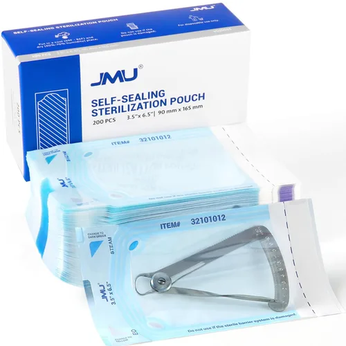 Vista 26 de JMU Bolsas de esterilización autosellantes de 2.25 "x 4", bolsas de esterilización 200 por caja