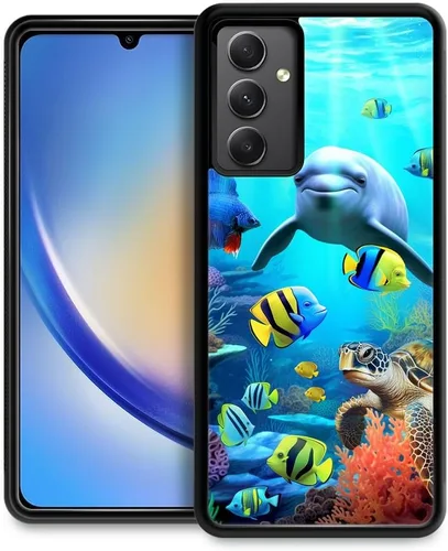 Vista 40 de Funda compatible con Samsung Galaxy A53 5G, diseño de elefantes africanos, diseño de patrón increíble, a prueba de golpes, antiarañazos, carcasa