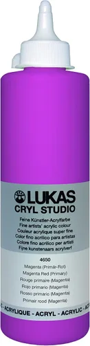 Vista 106 de Lukas CRYL Studio Artist - Pintura acrílica para artistas, Alizarín Carmesí, tubo de 125 ml - Pinturas acrílicas de alto pigmento para pintura