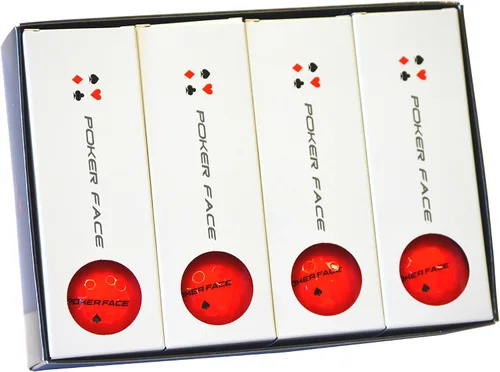 Poker Face Premium Golf Ball Distancia de color 1dz Extra Distancia Sensación Suave (Combinación de Colores Personalizados)