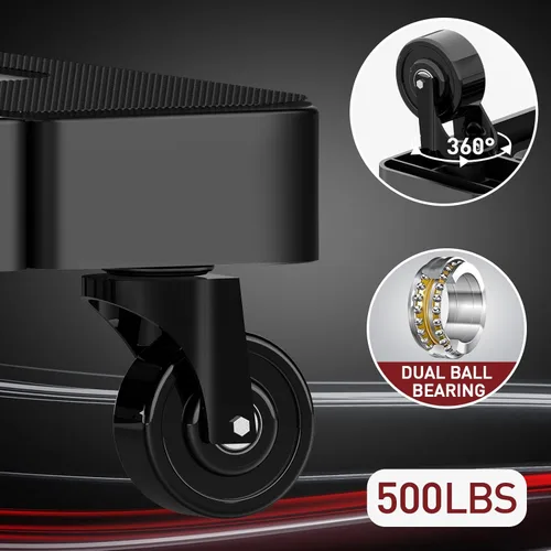 Vista 3 de SOLEJAZZ Carretilla de Mano Plegable Carrito Portátil con Ruedas Plegable 500LB Servicio Pesado Carrito de Equipaje Plegable Carretilla de Mano