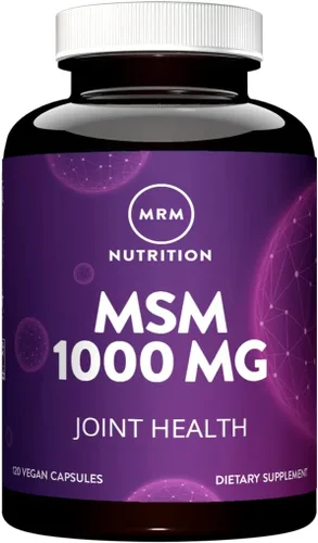 MRM Nutrition MSM 1000mg - Para mujeres y hombres - Cápsulas de metilsulfonilmetano puro, suplemento MSM biodisponible para soporte de